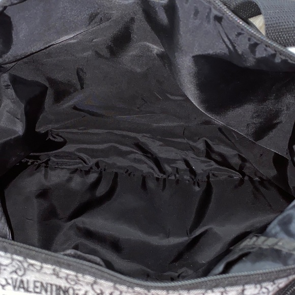 Valentino FV Monogram Gray and Black Duffel Bag - Picture 6 of 13